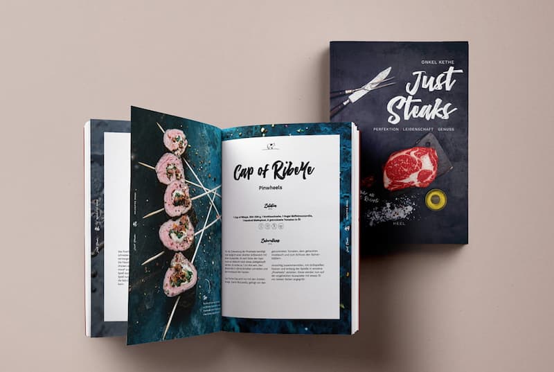 Just Steaks - Book Design