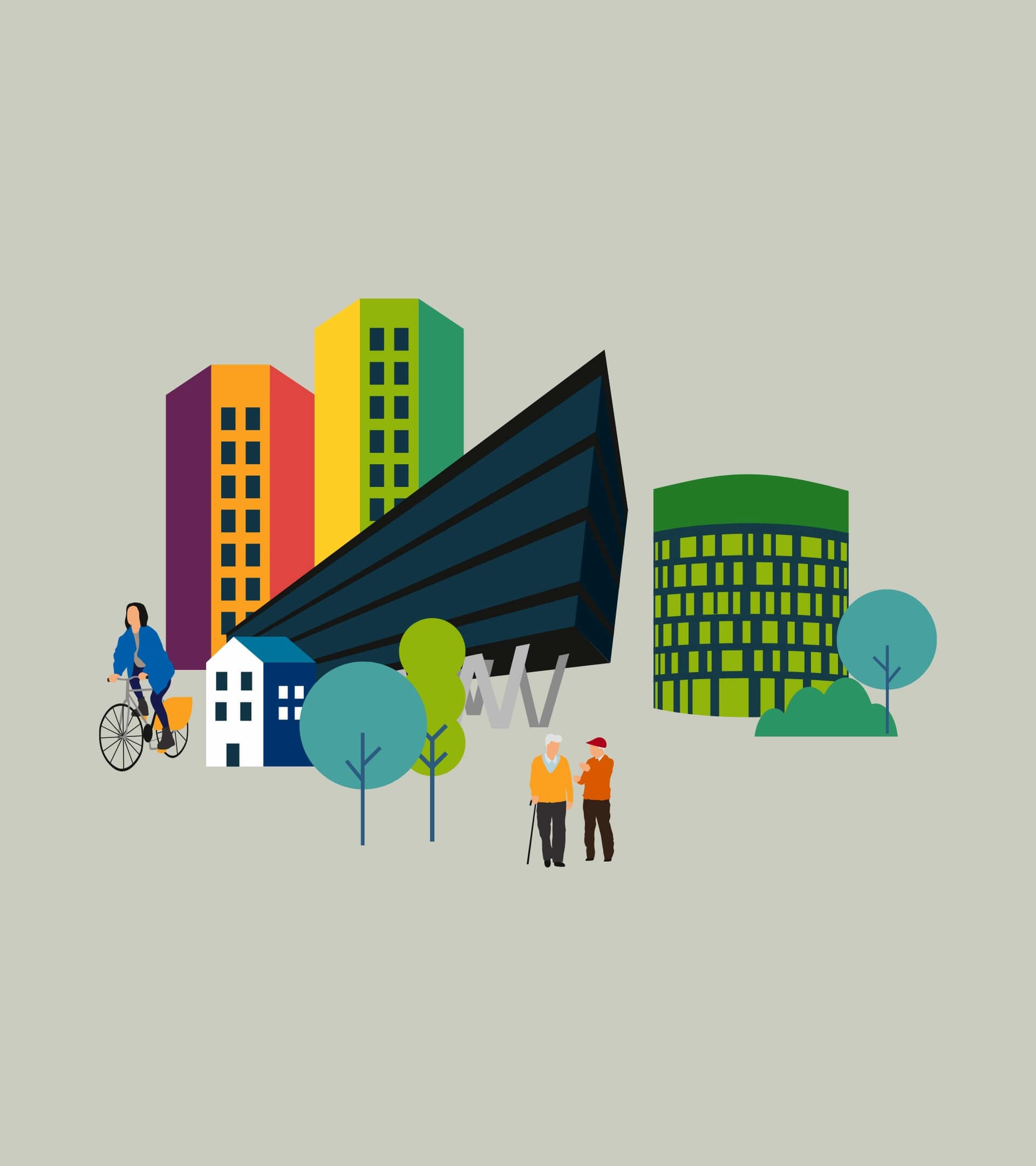 Smart City Essen - Illustration