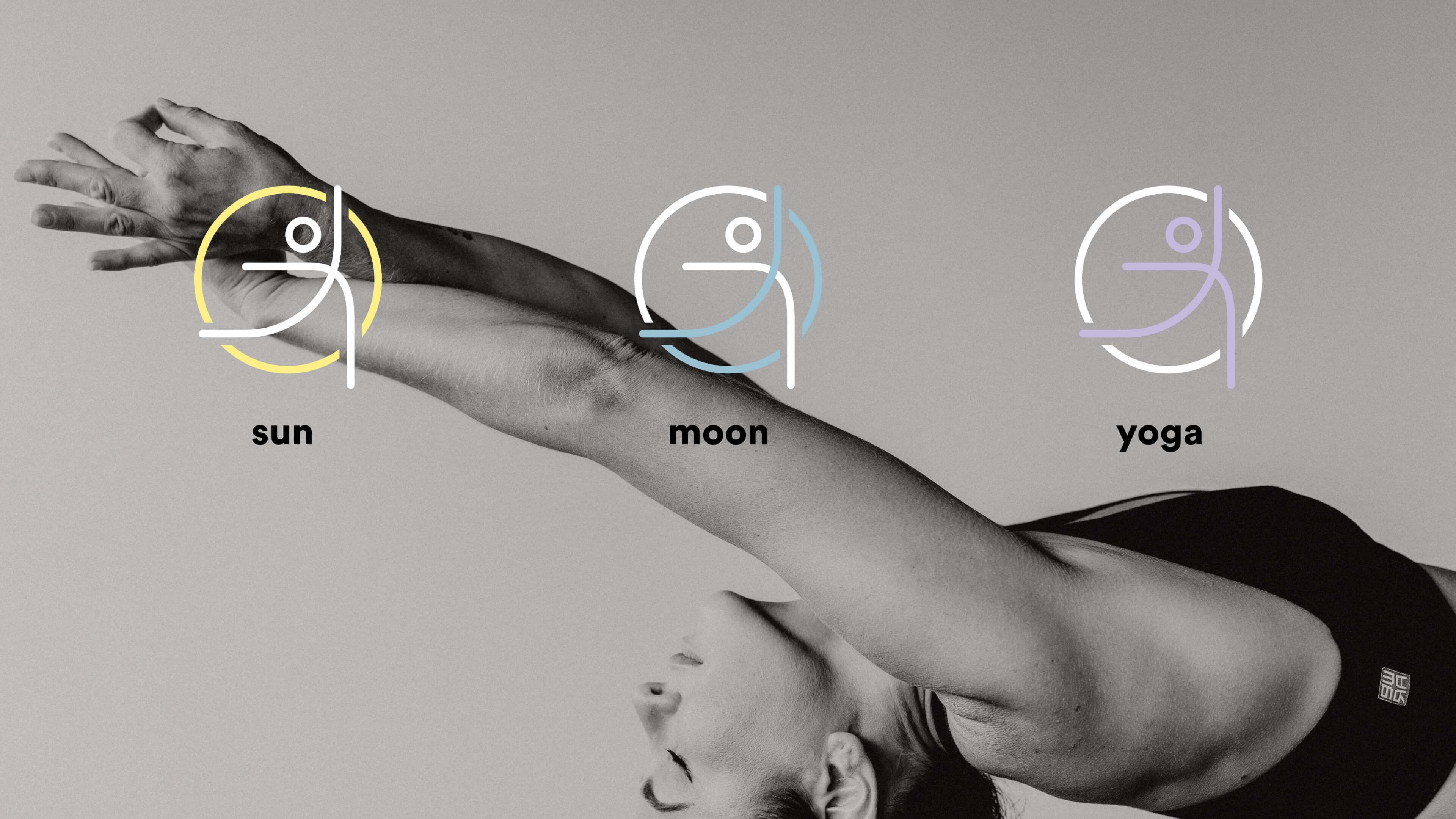 sun moon yoga - Kombination Bild und Markenwelt